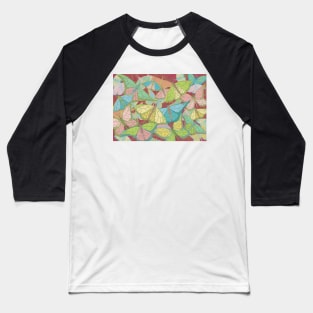 Tropical Butterflies Baseball T-Shirt